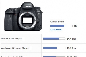 合格的入门级全幅画质 DxO公布佳能EOS 6D Mark II传感器测试...